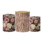 Trio Capas Cilindro Tema Jardim 2 Veste Fácil C/ Elástico