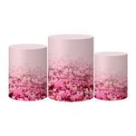 Trio Capas Cilindro Tema Jardim Flores Veste Fácil C/ Elástico