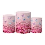 Trio Capas Cilindro Tema Jardim Borboletas Veste Fácil C/ Elástico