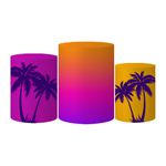 Trio Capas Cilindros Tema Tardezinha 2 Veste Fácil C/ Elástico