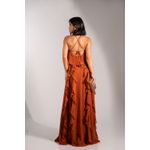 vestido Michelle terracota