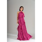 vestido Michelle fúcsia