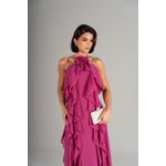 vestido Michelle fúcsia