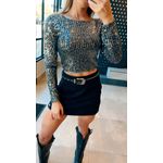 Short Saia Preto 