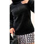 Blusa Veludo Preta 