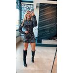 vestido paete chumbo