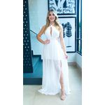 Vestido tule bordado