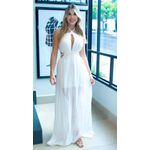 Vestido tule bordado