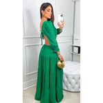 Vestido Lari Verde Bandeira