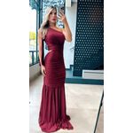 Vestido Lívia Marsala 