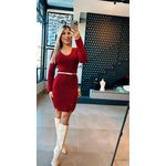 Vestido Tricô Cherry 