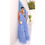 Vestido Ellen Tule Azul Serenity 