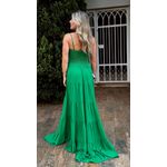 Vestido Amélia Verde Bandeira 