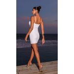 Vestido Curto Paetê Off