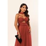  Vestido Pamela Terracota