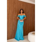 Vestido Thais Azul Celeste