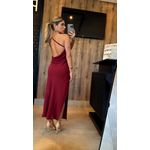 Vestido Laura Marsala