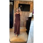 Vestido Laura Marrom