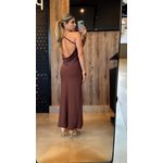 Vestido Laura Marrom