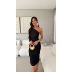 Vestido Midi Brenda Preto