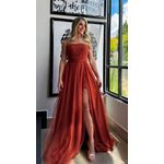 Vestido Malu tule Terracota