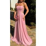 Vestido Malu tule Rose 