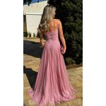 Vestido Malu tule Rose 