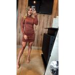 Vestido Ângela Marrom
