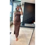 Vestido Roberta Marrom