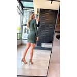 Vestido Ângela Verde Militar