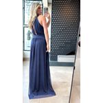 Vestido Romana Tule Azul Marinho