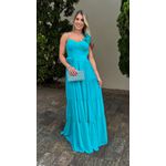 Vestido Marcela Azul Tiffany 