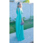 Vestido Jade Tule Verde Menta 
