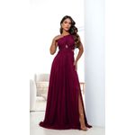 Vestido Ágata Tule Marsala 