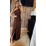 Vestido Malha Fluity Marrom