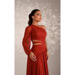 Vestido Stéfany Terracota