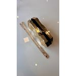 Clutch Geométrica Dourada