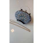 Clutch Pedrarias Azul