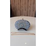 Clutch Pedrarias Azul