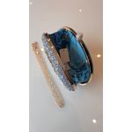 Clutch Pedrarias Azul