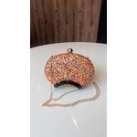 Clutch Pedrarias Laranja