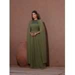 Vestido Romana Capa Oliva