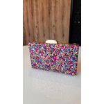 Clutch Pedrarias Colorida