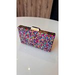 Clutch Pedrarias Colorida