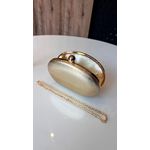Clutch Clássica Dourada 