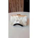 Clutch Cetim Dourada