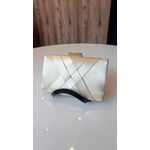 Clutch Cetim Dourada