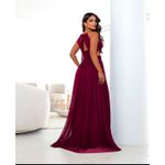 Vestido Ágata Tule Marsala 