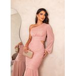 Vestido Lívia Manga Rose 