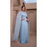 Vestido Romana Capa Azul Serenity